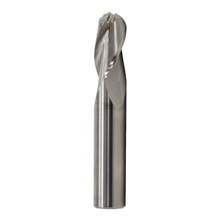 6.0mm Diameter X 6mm Shank 3-Flute Regular Length Ball Nose Blue Series Carbide End Mills